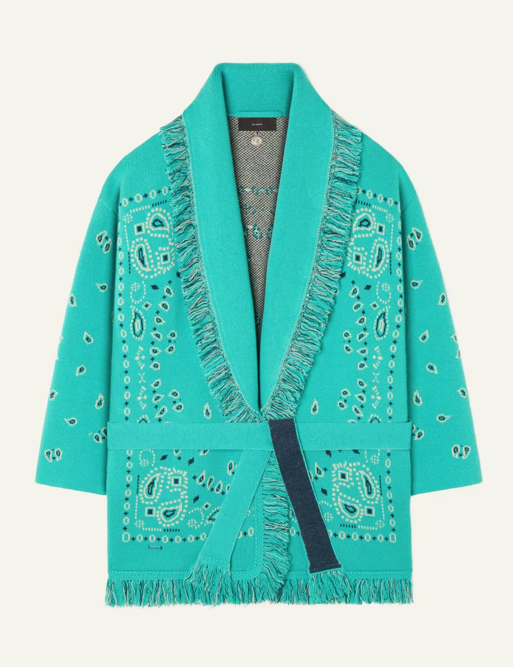 Γυναικεία Alanui bandana cardigan ζώνη δεσίματος και pattern