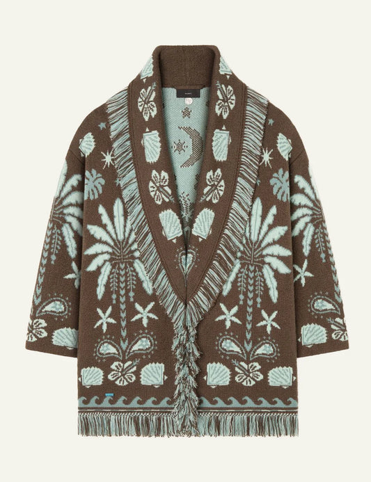 Γυναικεία Alanui cardigan island pattern μπροστινή όψη