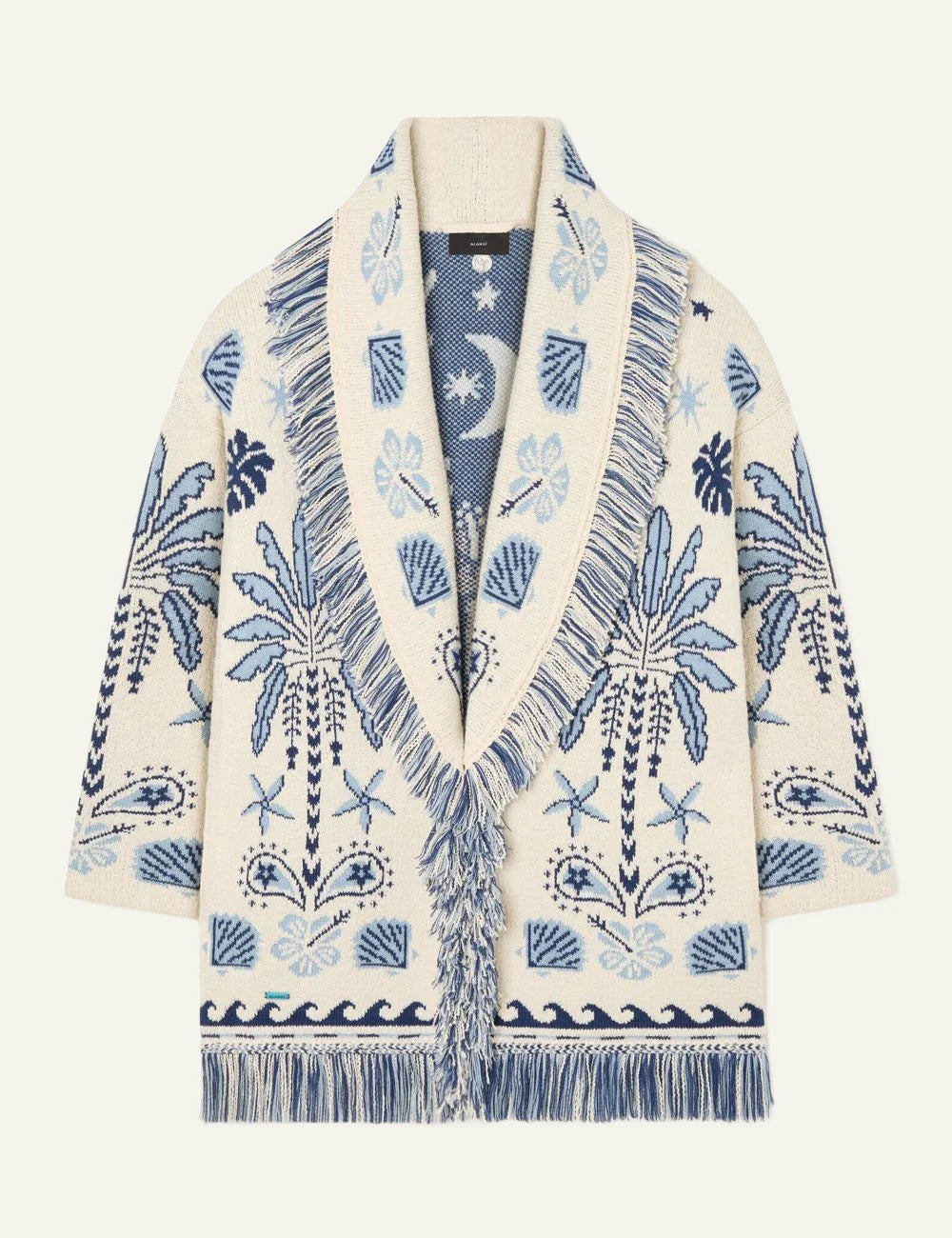 Γυναικεία Alanui cardigan island pattern μπροστινή όψη