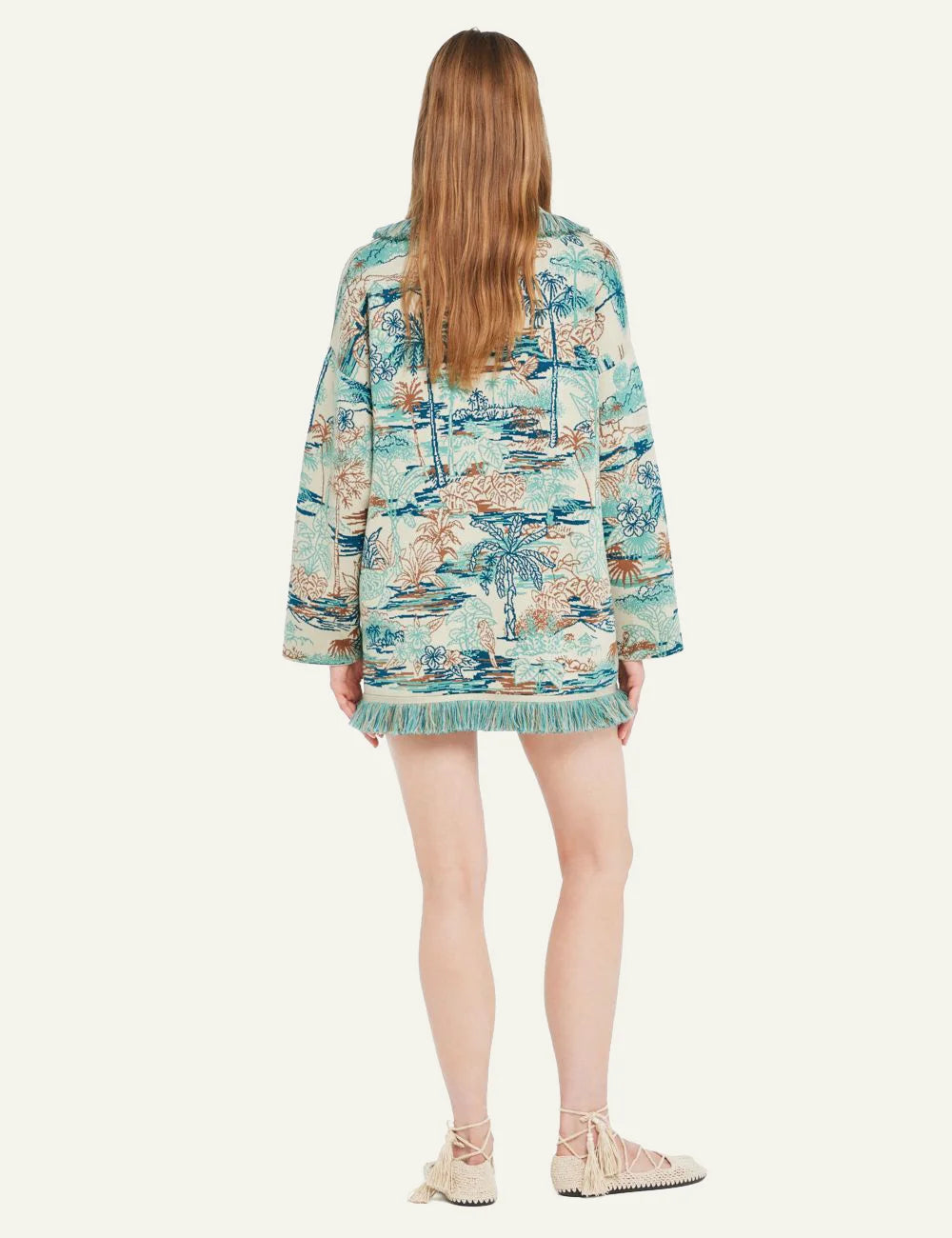 Γυναικεία Alanui Lost in the Blue cardigan πίσω όψη