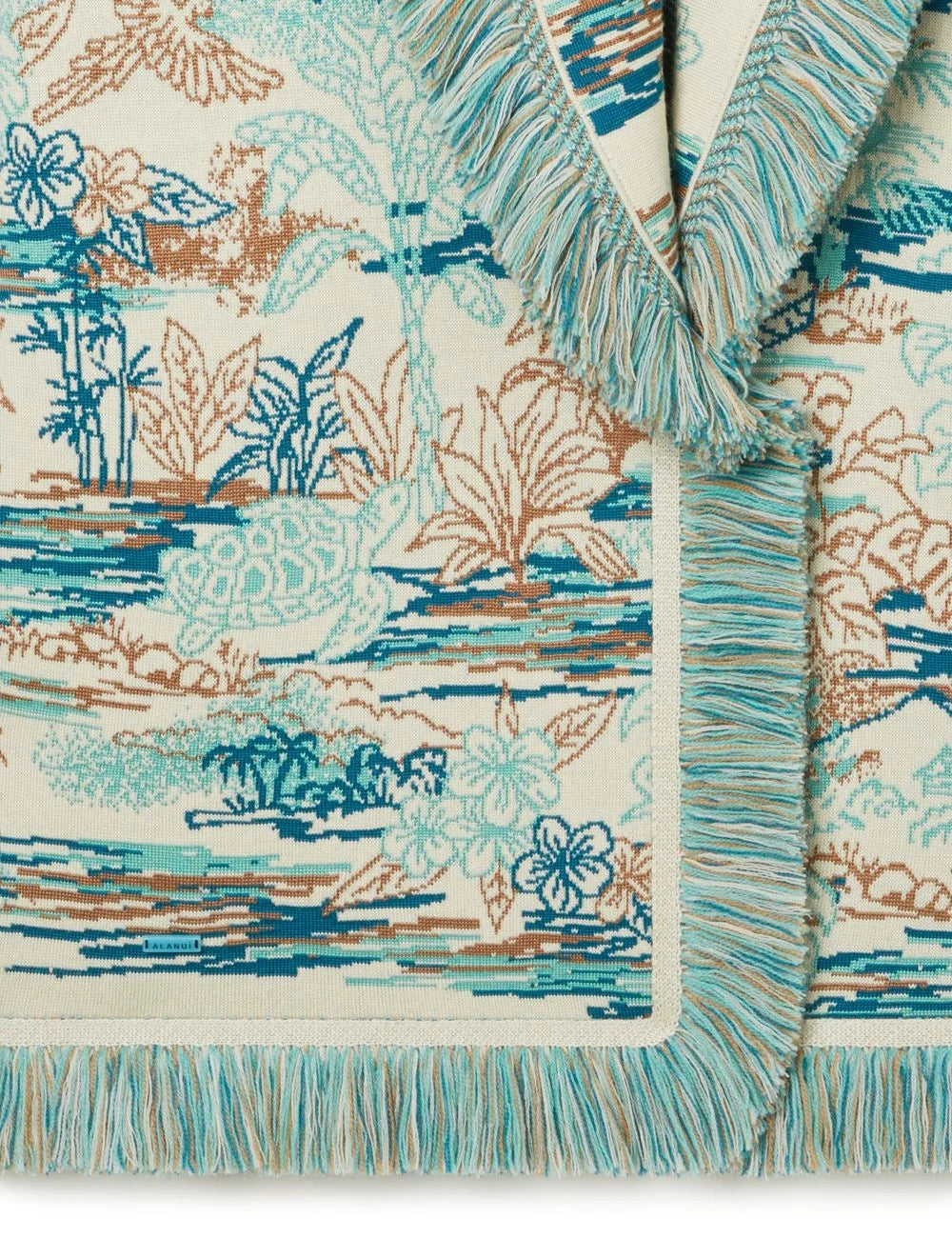 Γυναικεία Alanui Lost in the Blue cardigan λεπτομέρεια fringes