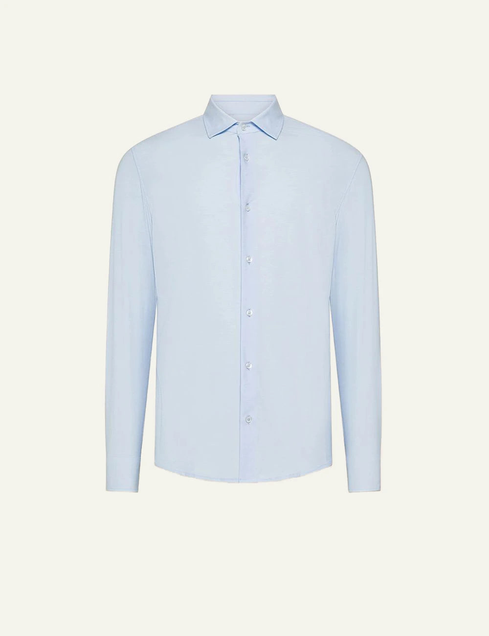 Cruna Manhattan light blue technical shirt front view