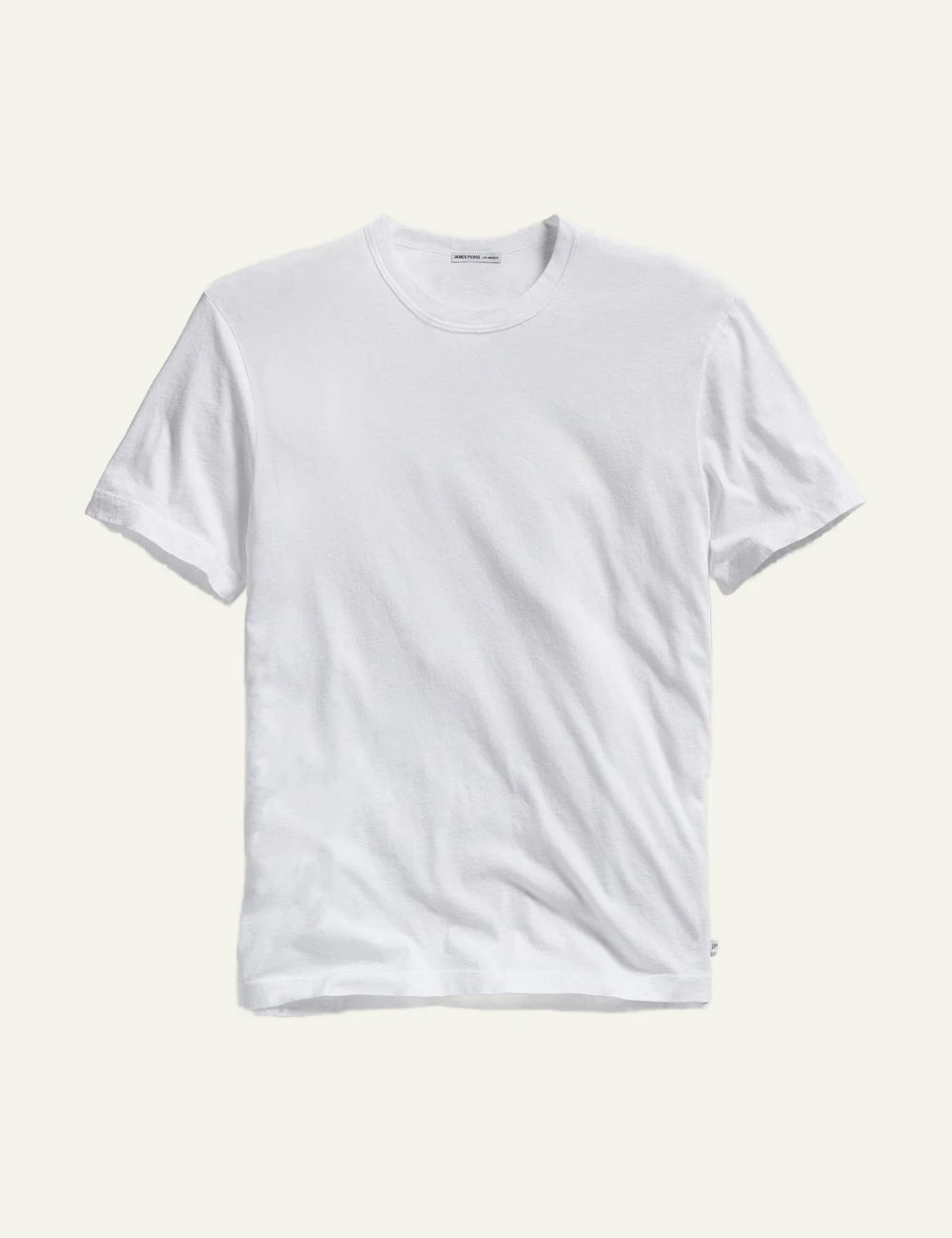 James Perse white T-shirt front view clean minimal design