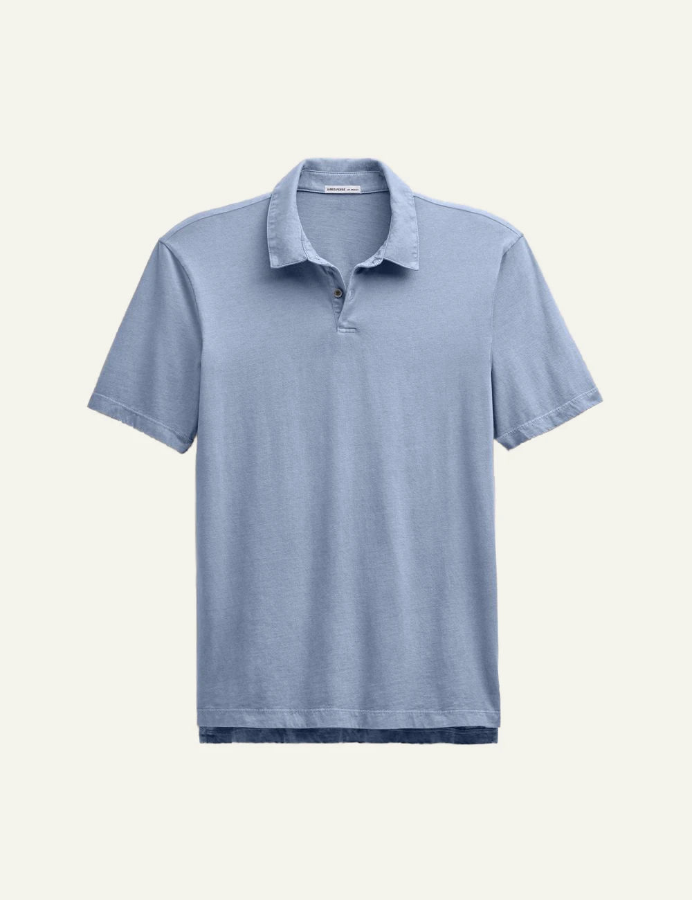 Ανδρικό James Perse polo ocean sueded cotton jersey front view