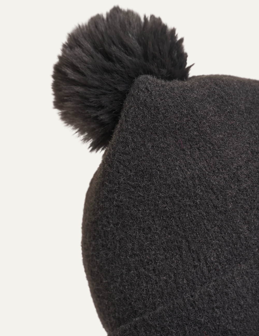 RINO PELLE MARTINA BEANIE DEEP IRON