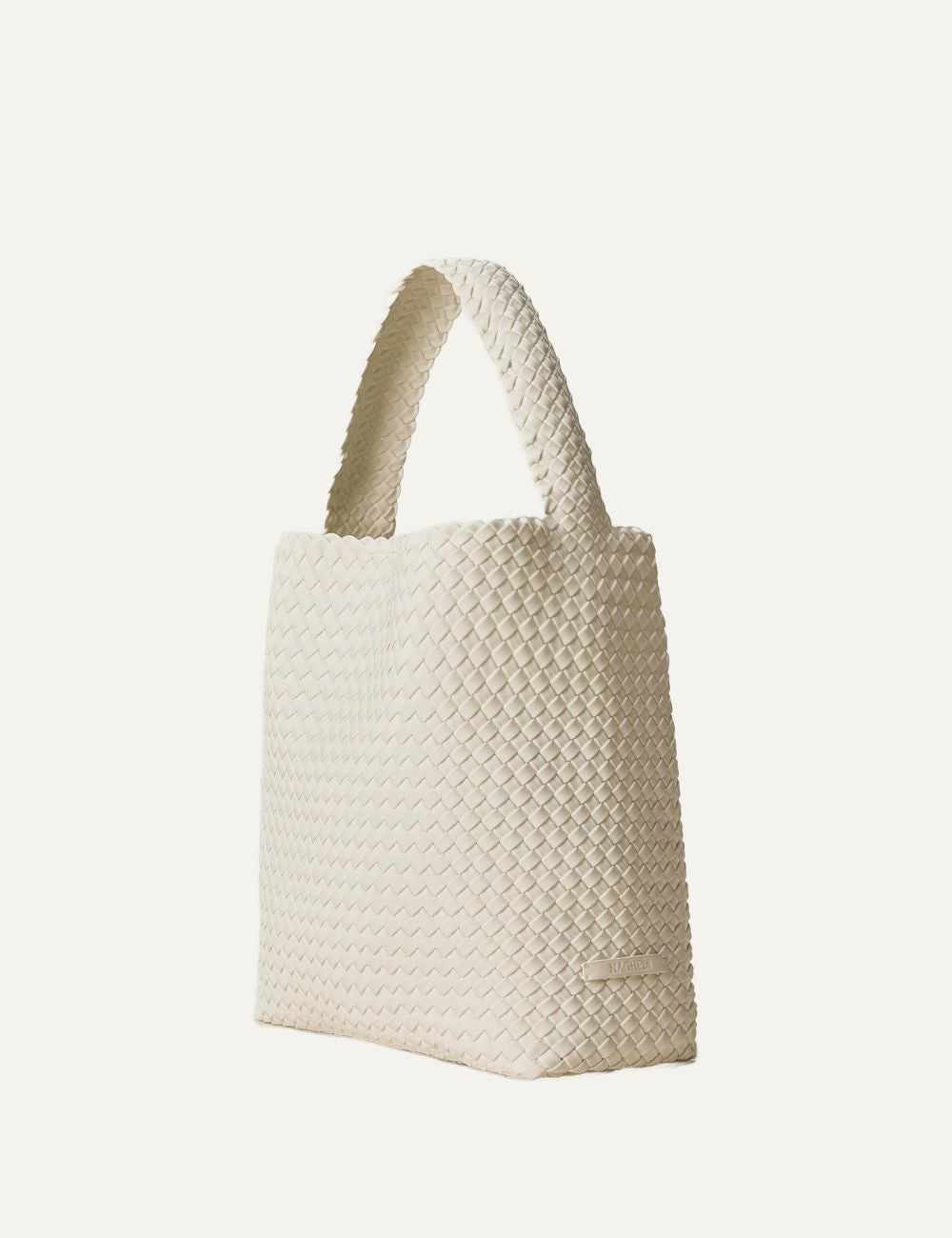 Γυναικεία Naghedi Nomad Medium Hobo Salt side view handwoven texture