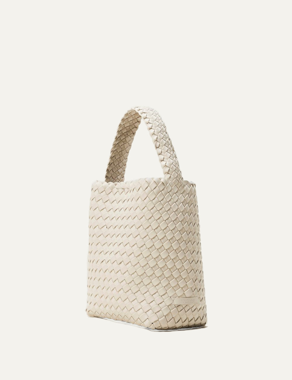 Γυναικεία Naghedi Nomad Small Hobo Salt side view handwoven texture