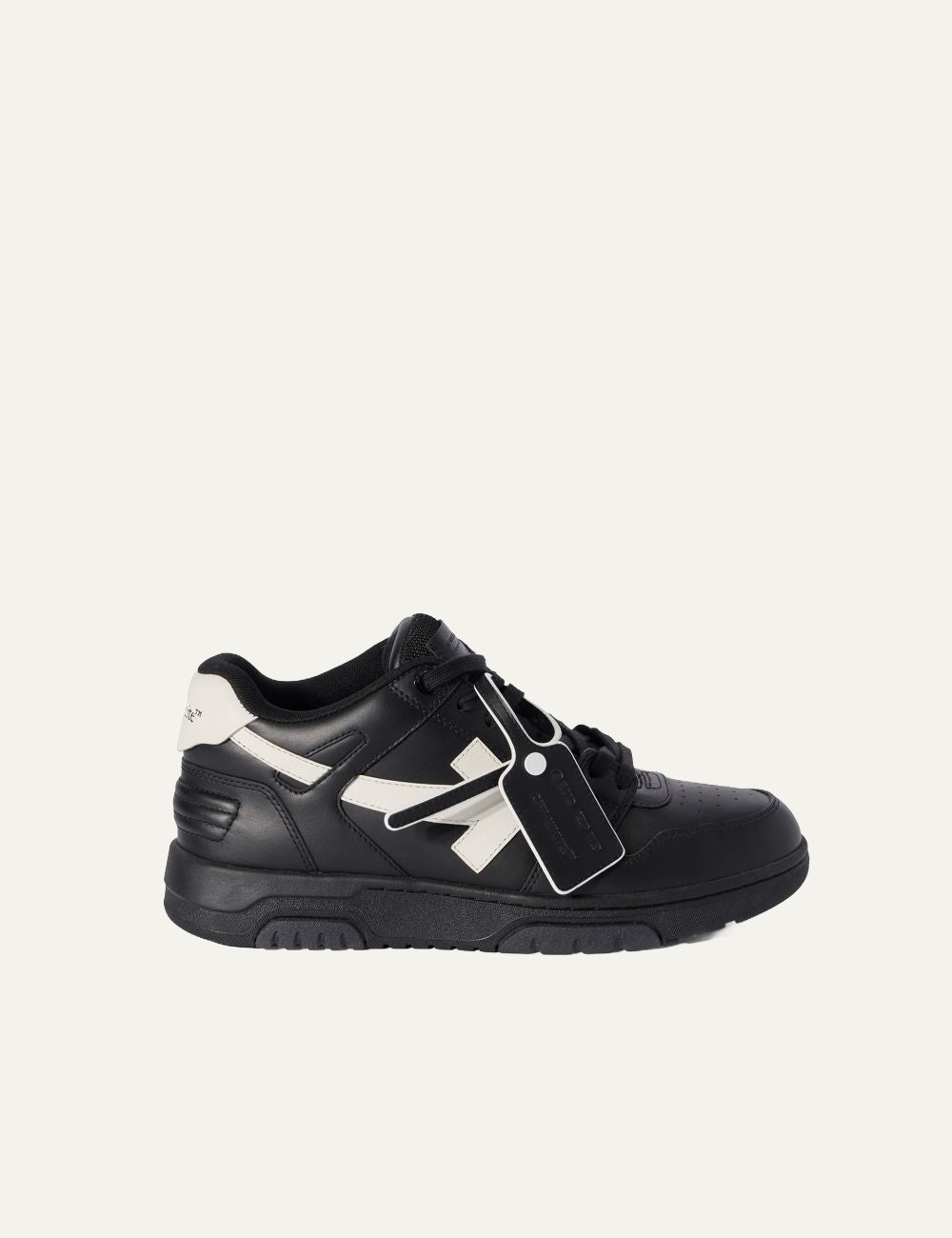 Off-White ανδρικά sneakers Out Of Office black leather side view