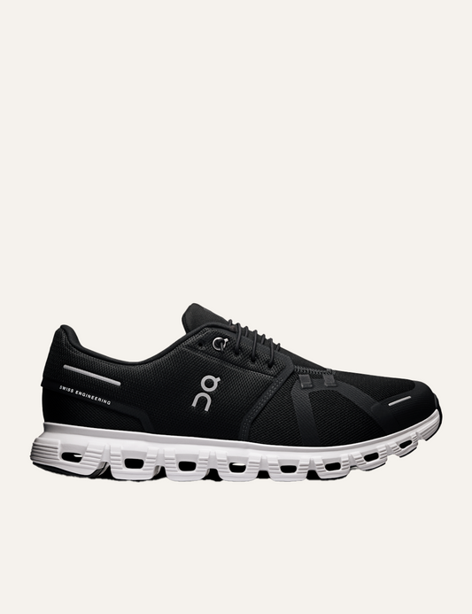 On Cloud sneakers black side profile