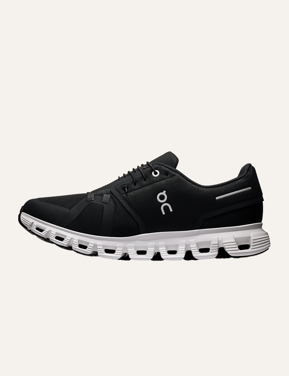 On Cloud sneakers black opposite side view