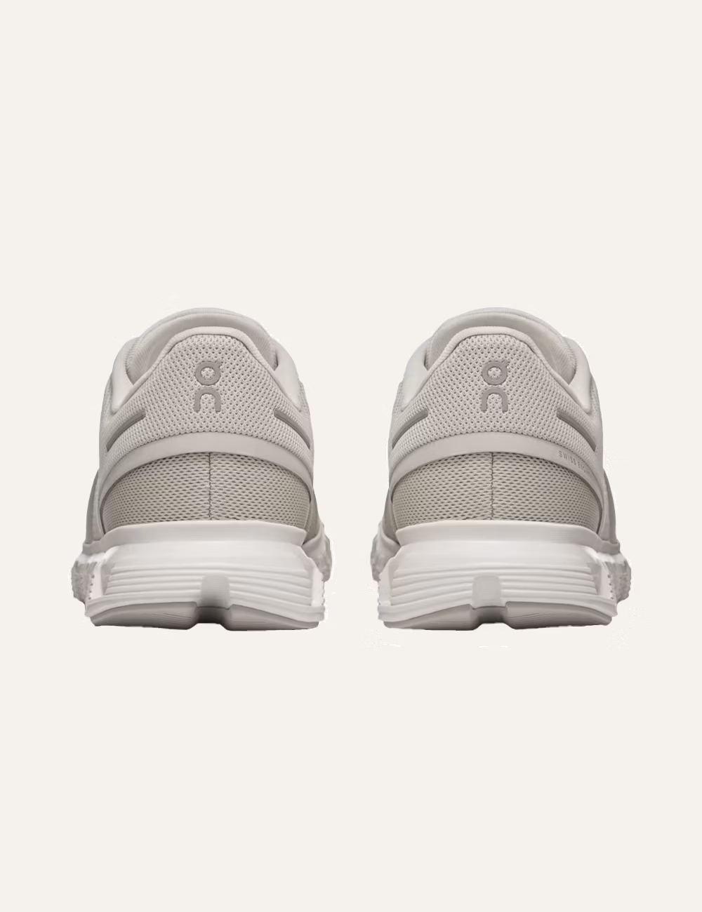 On Cloud sneakers light beige heel back detail