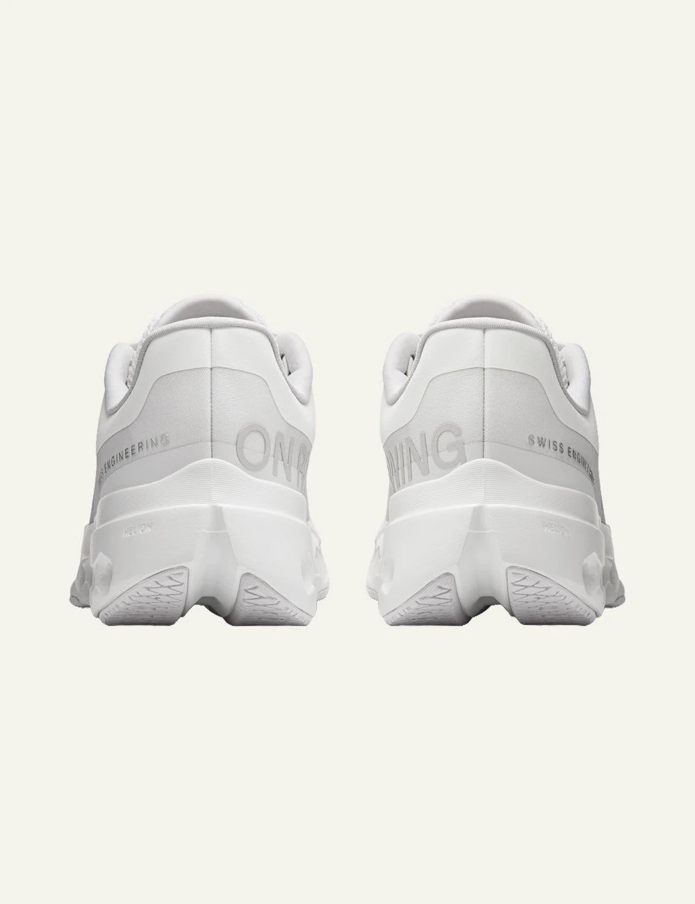 On Cloudcoast sneakers white  back view