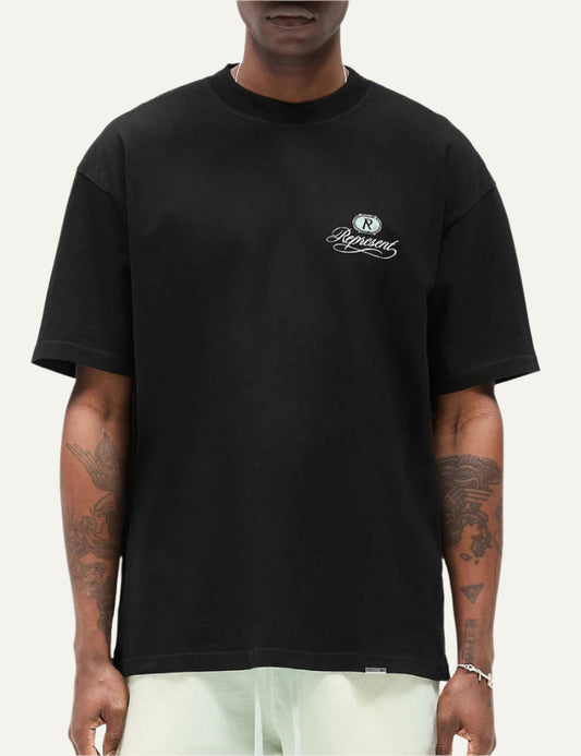 REPRESENT GRAND VINTAGE T-SHIRT JET BLACK