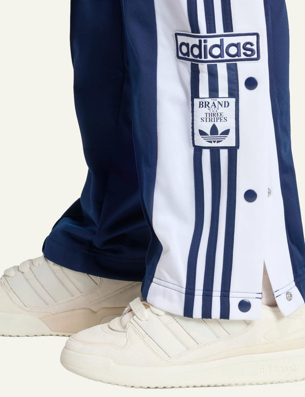 Adidas Originals pants night indigo wide leg logo view