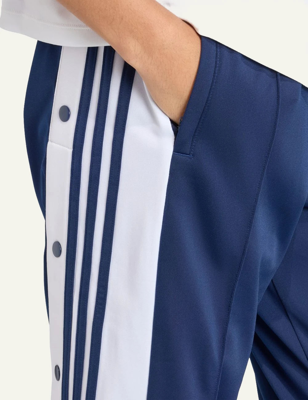 Adidas Originals pants night indigo wide leg pocket view