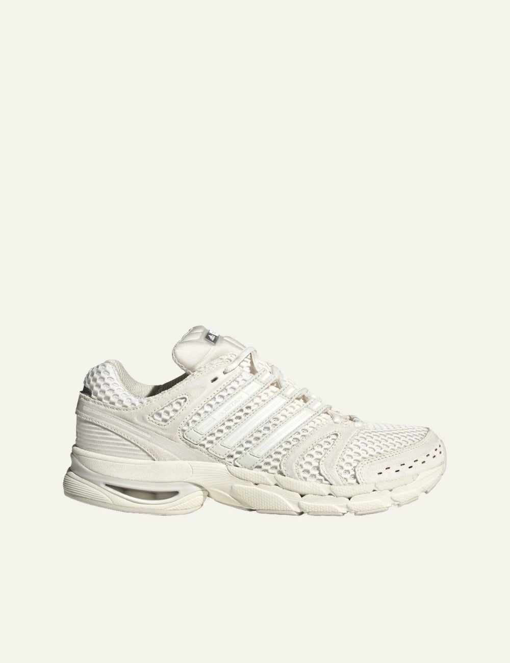 Adidas Originals Adistar Control 5 women's grey mesh and leather sneakers side view