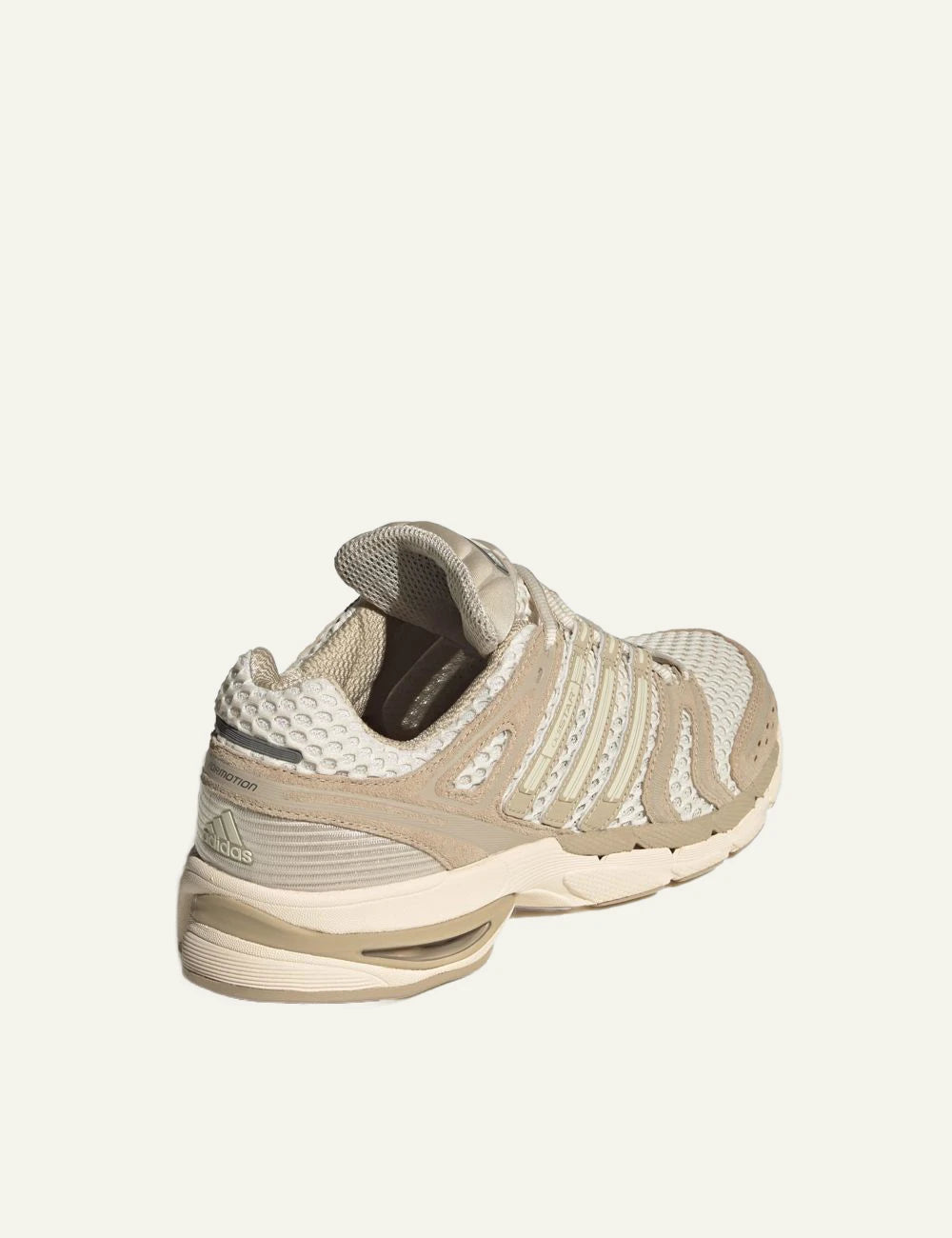 adidas Adistar Control 5 beige mesh and leather sneakers back