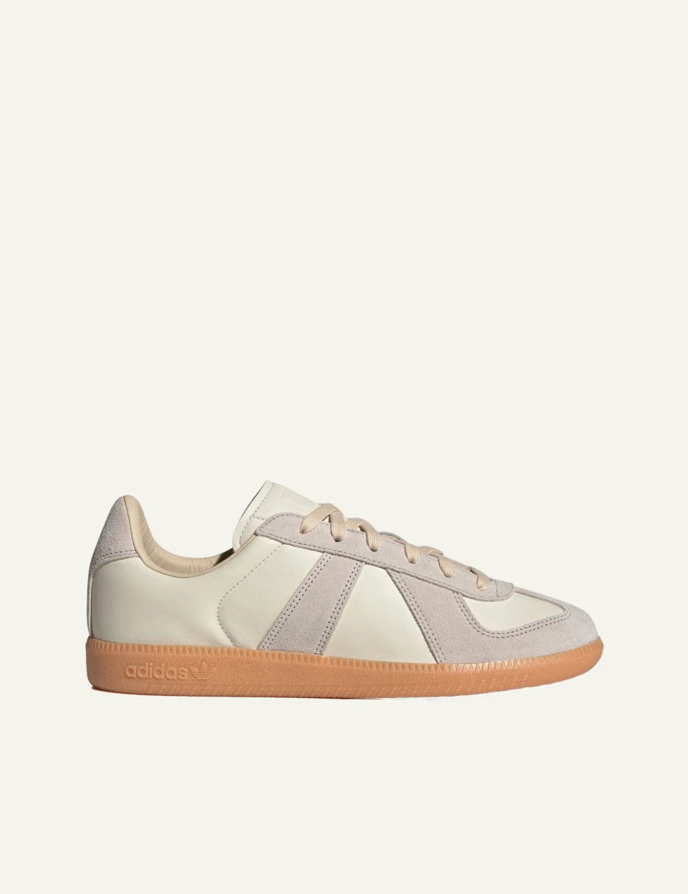 Adidas Originals BW Army men's chalk white leather and suede sneakers 