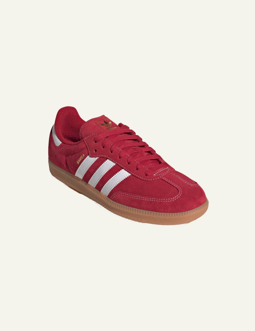adidas Originals Samba OG burgundy sneakers for women side view