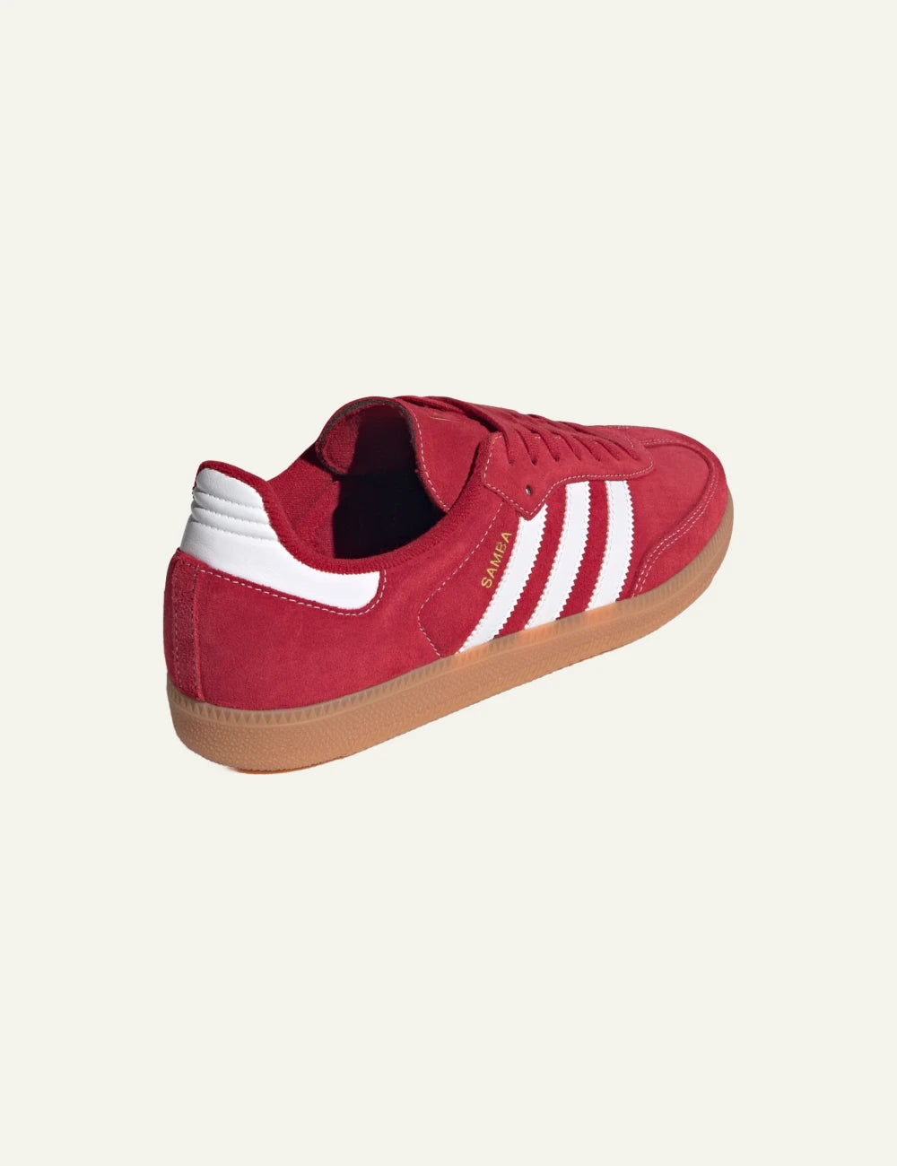adidas Originals Samba OG burgundy sneakers for women back view