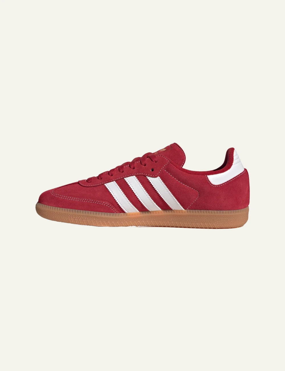 adidas Originals Samba OG burgundy sneakers for women oppoiste side view