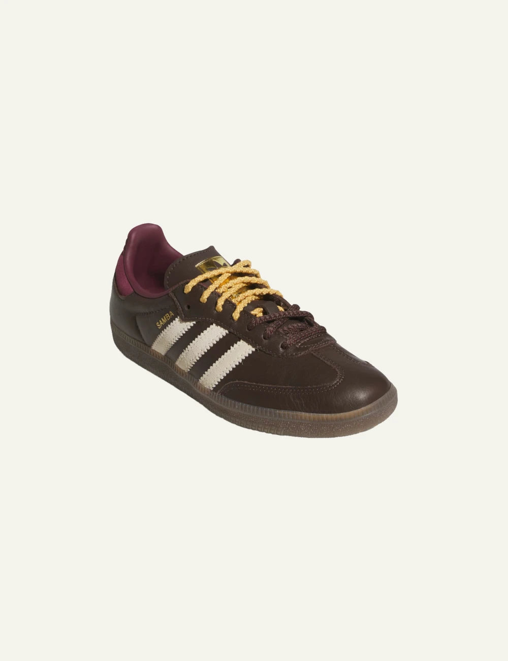 adidas Originals Samba OG brown sneakers for women side view