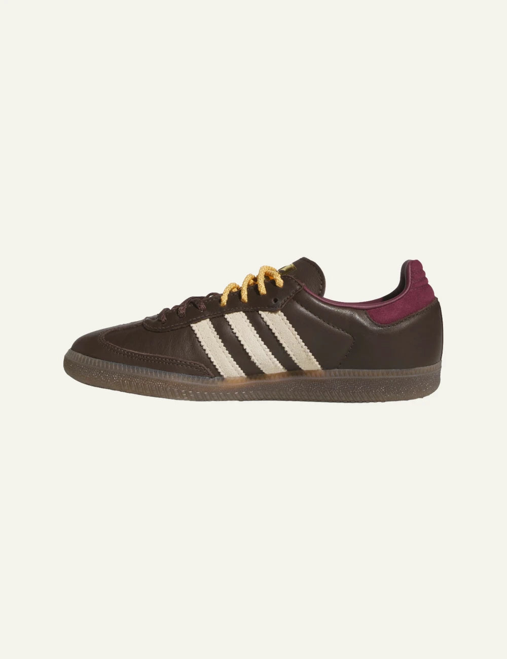 adidas Originals Samba OG brown sneakers for women opposite side view