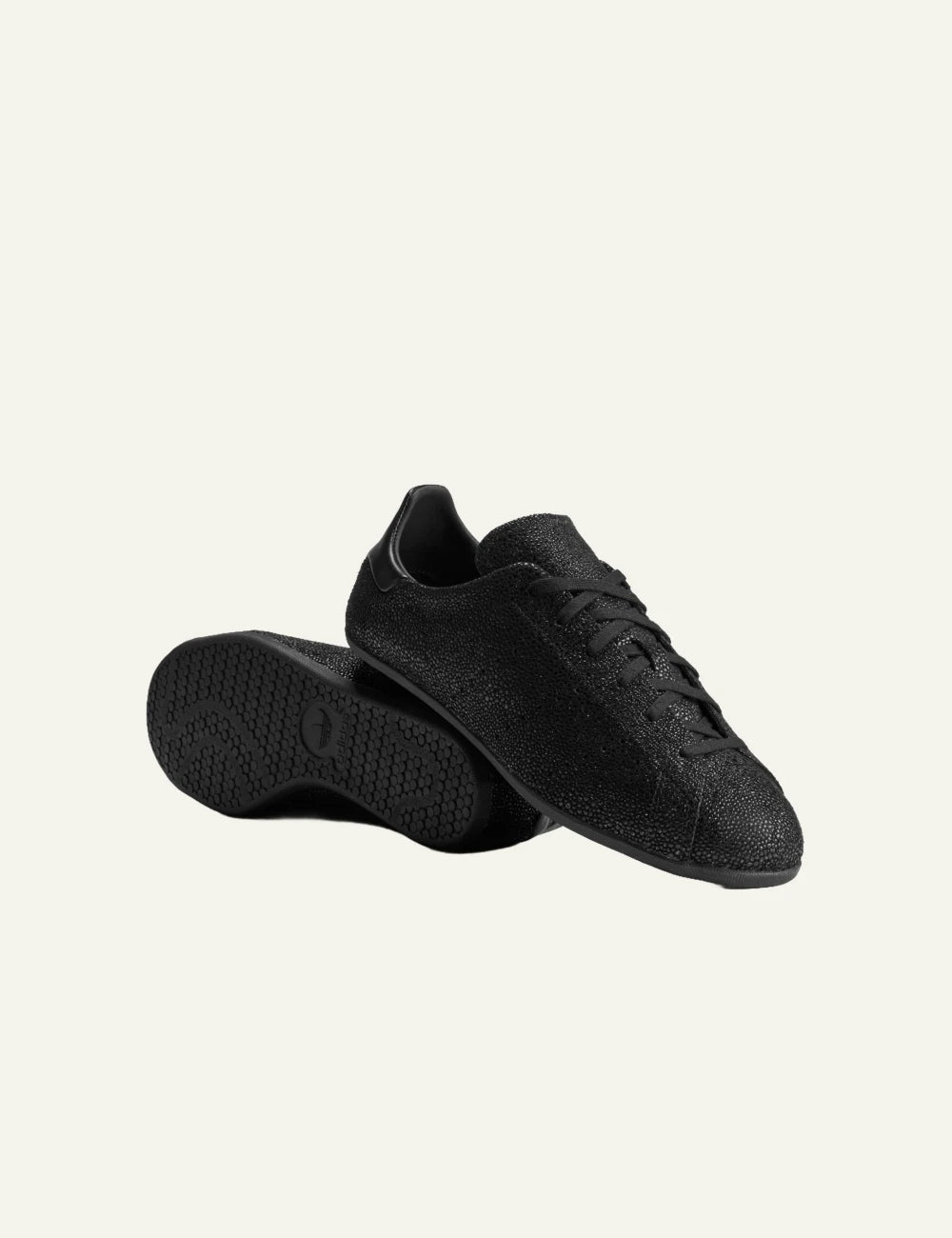  Adidas Originals Women’s Black Textured Leather Sneakers sole