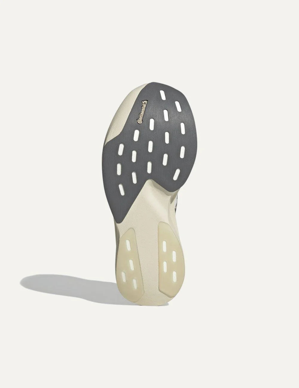 Adidas Adizero EVO SL sneaker beige me white stripes sole view