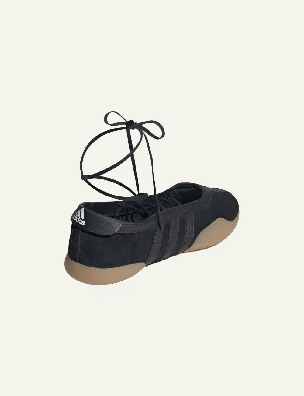 Adidas Originals Women’s Black Suede Taekwondo Mei Ballet Flats back