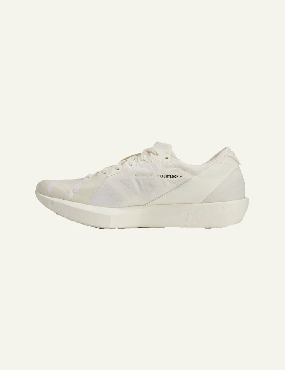 Y-3 Adios 9 sneaker off white me off white stripes profile view