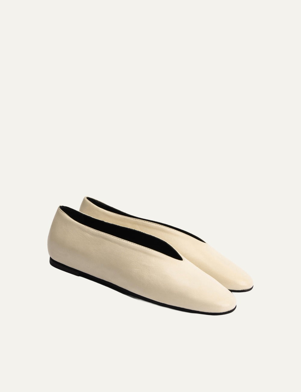 Poeve Reese Ballerinas fudge angled pair