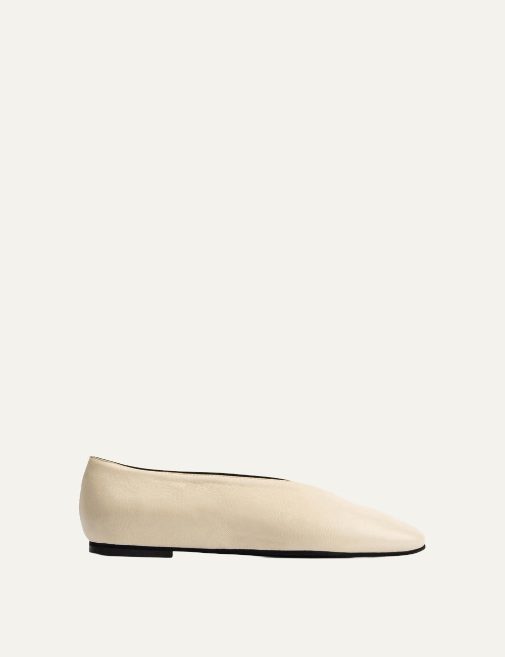 Poeve Reese Ballerinas fudge side view