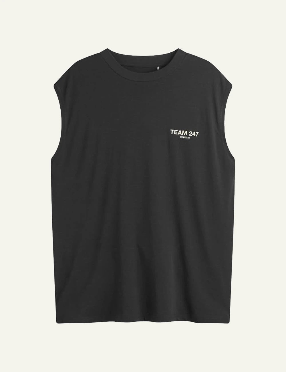 Represent Team 247 Sleeveless Top Black Flat