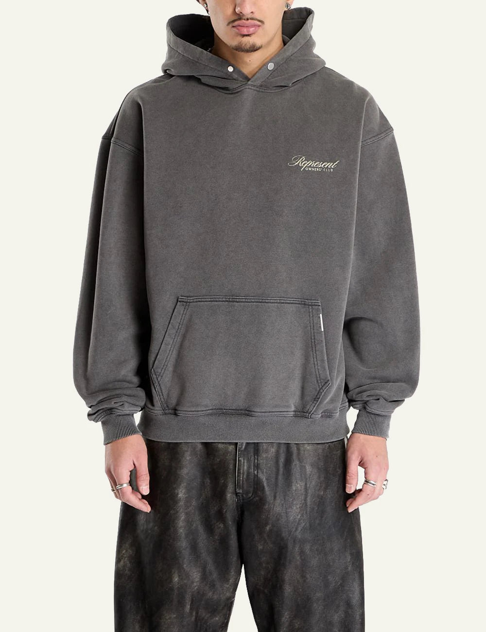 Represent Owners Club Hoodie Grey front