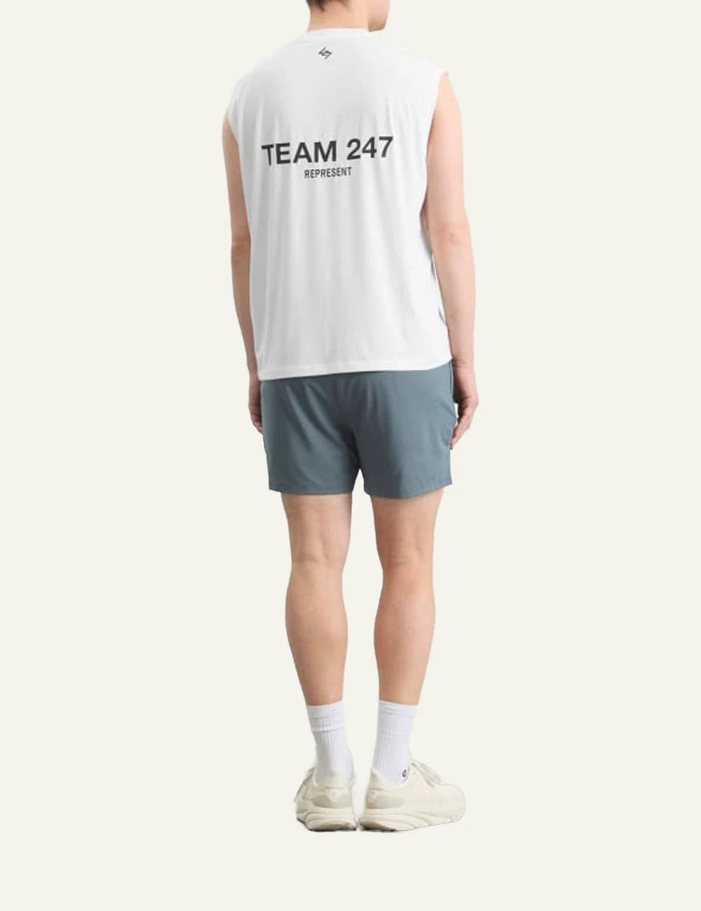 Represent Team 247 Tank White Full Back View