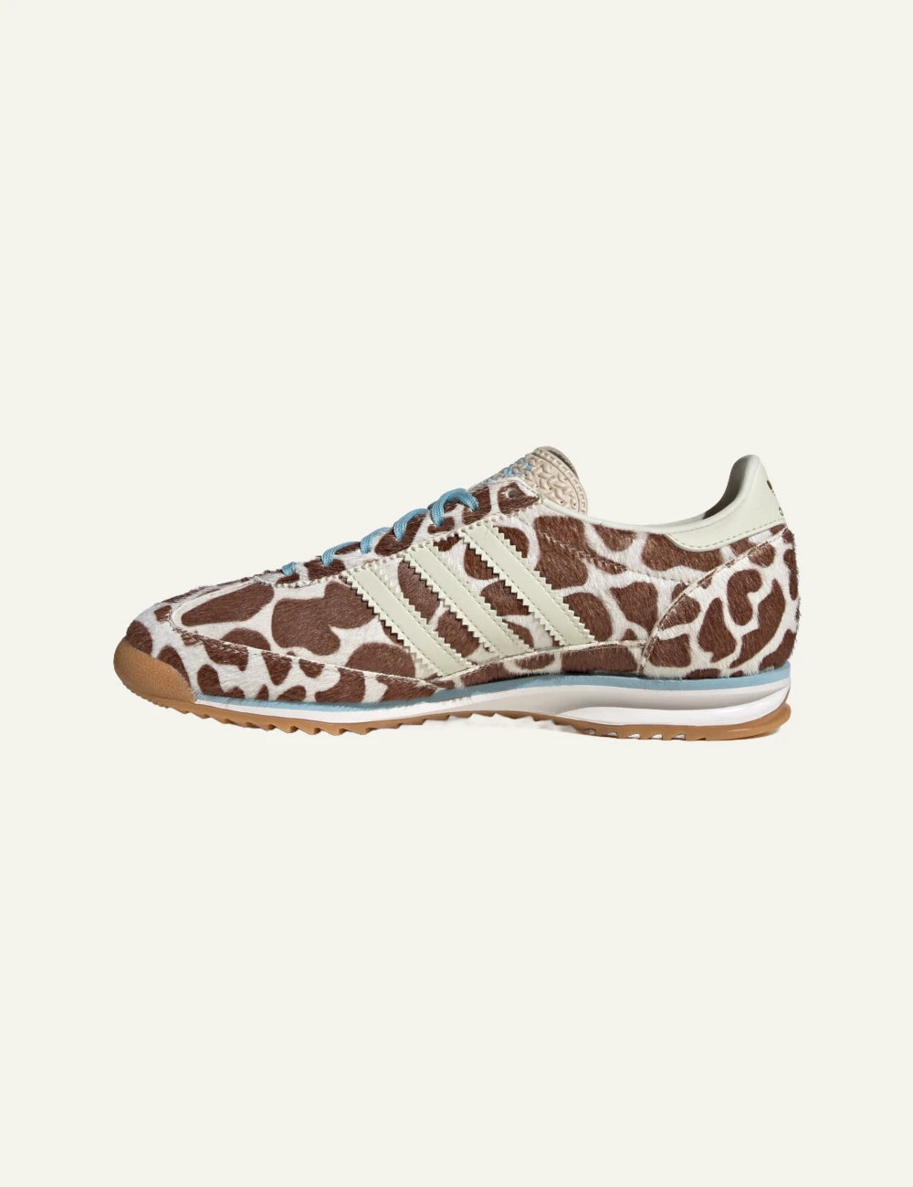 Adidas SL 72 OG W animal print sneakers full profile view
