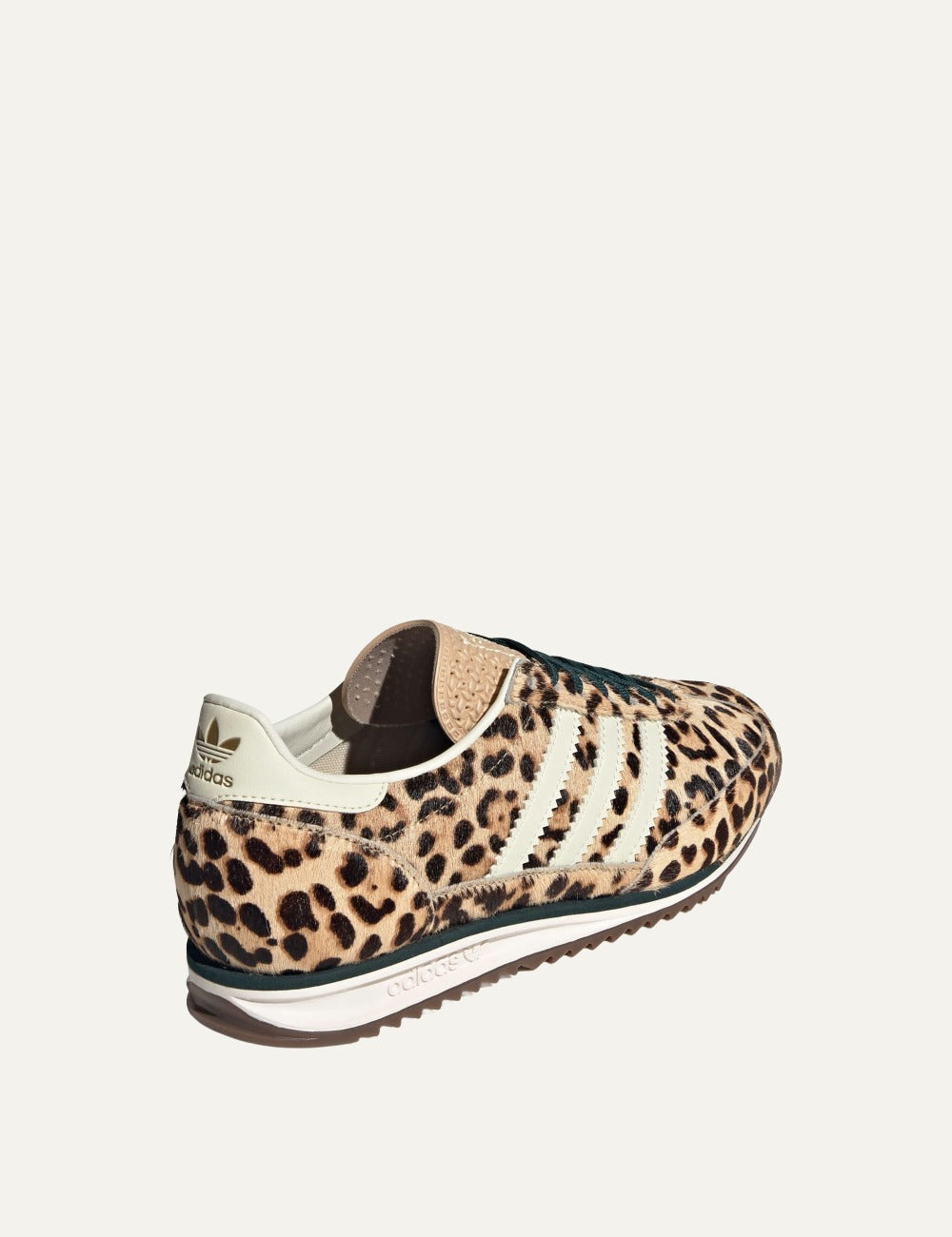 adidas SL 72 OG W women sneaker leopard pony hair back view
