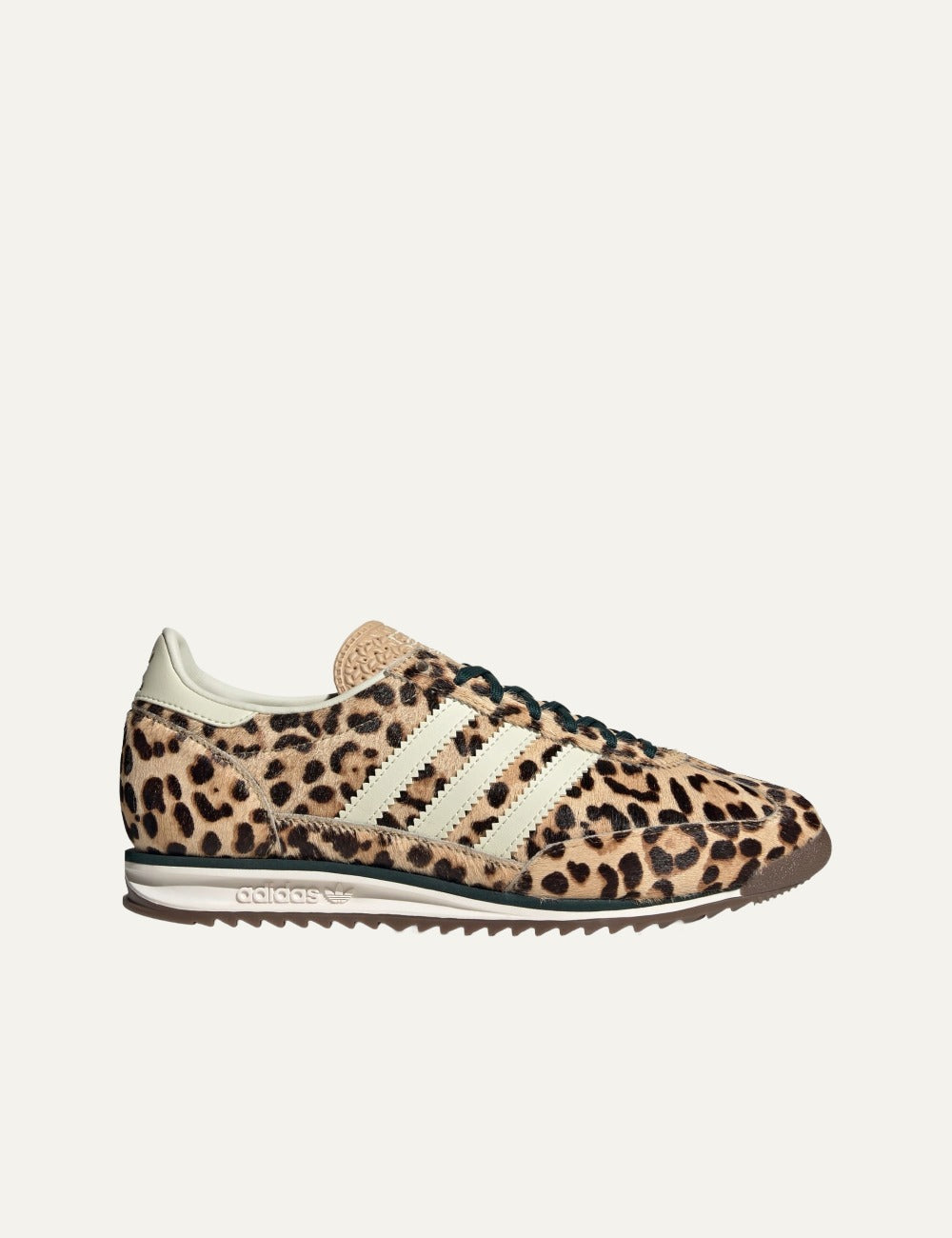 adidas SL 72 OG W women sneaker leopard pony hair side view