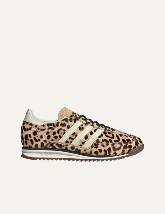 adidas SL 72 OG W women sneaker leopard pony hair side view