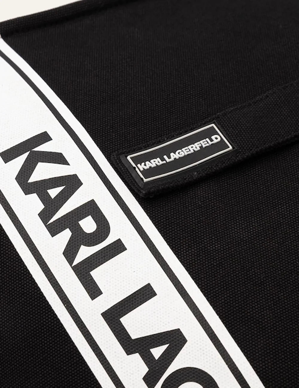Karl Lagerfeld Tote Bag Black Detail Logo