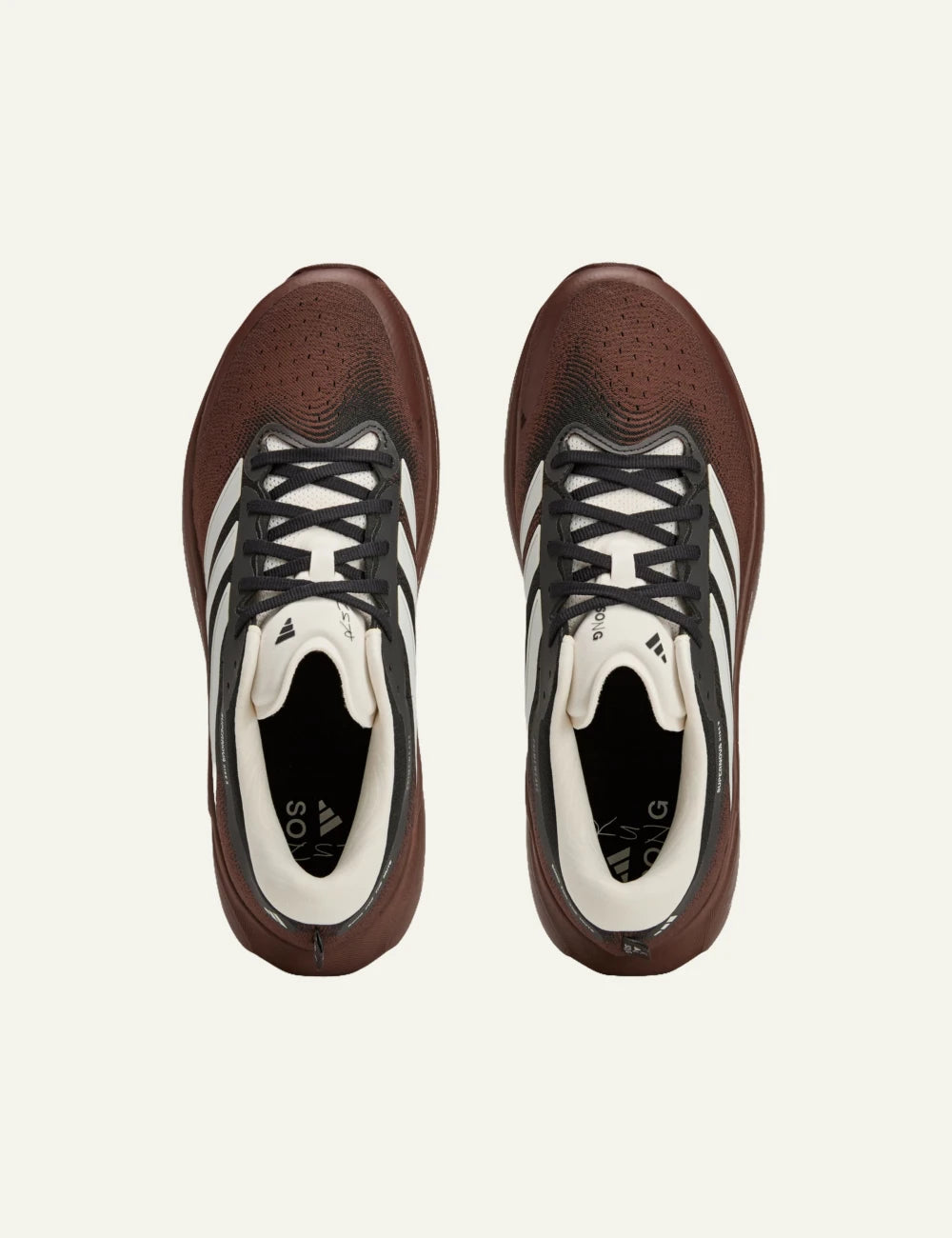 Adidas Supernova Rise 3 running shoe se auburn me white stripes top view