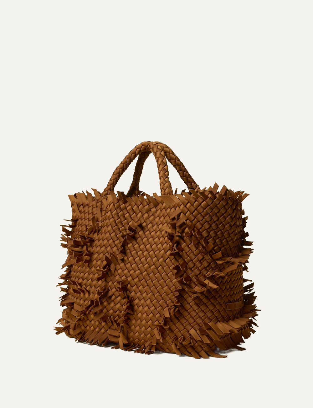 Γυναικεία Naghedi St. Barths Medium Tote Fray Teak side view structured tote shape