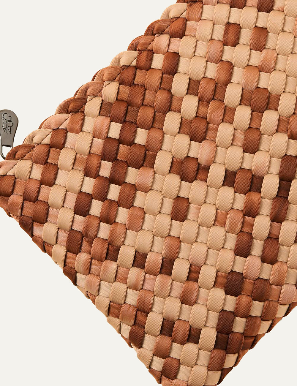 Naghedi St. Barths Medium Tote Watercolor Fez matching woven neoprene zip pouch