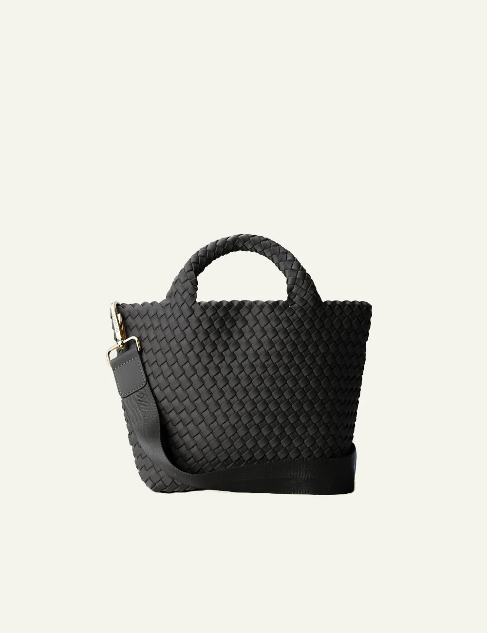 Γυναικεία Naghedi St. Barths Small Tote Ash handwoven neoprene front view