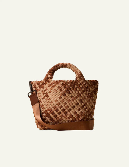 Γυναικεία Naghedi St. Barths Small Tote Watercolor Fez handwoven neoprene front view