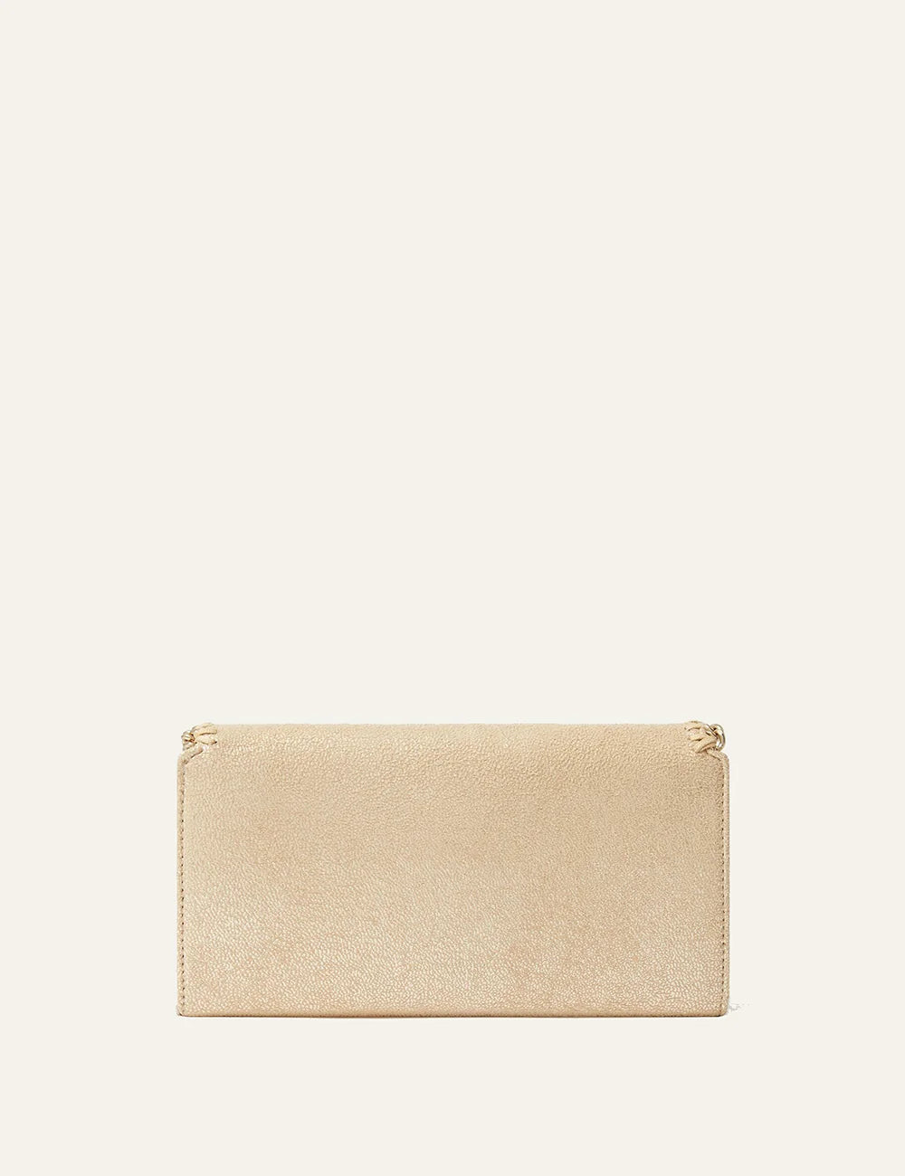 Γυναικεία Stella McCartney gold vegan leather wallet bag back view