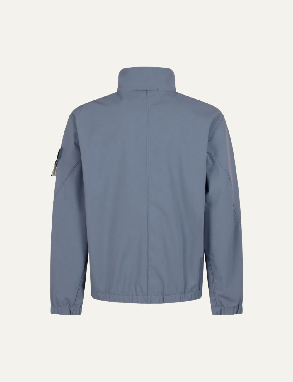Stone Island light blue windbreaker jacket back view