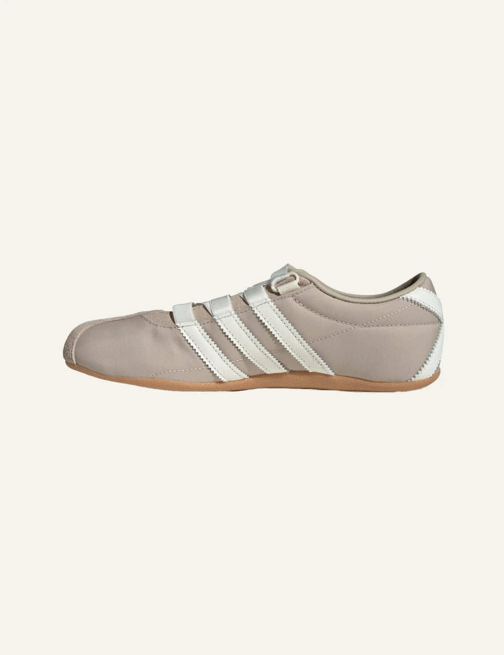 Adidas Originals Tokyo Mary Jane women's beige textile ballet flats opposite side view
