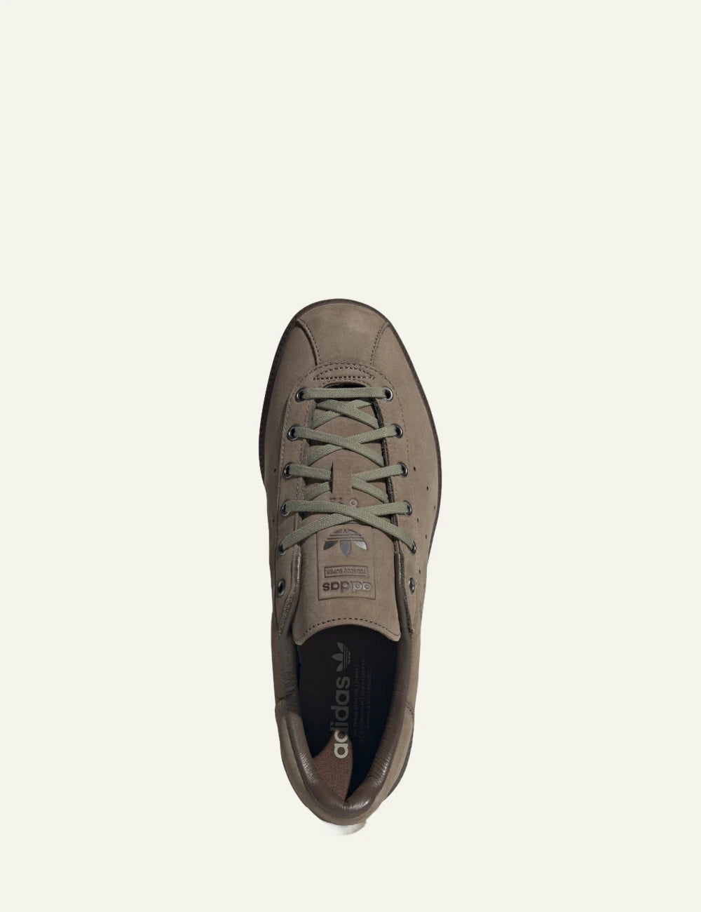 adidas Tobacco Super nubuck sneakers brown top view